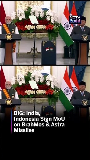 BIG: India, Indonesia Sign MoU on BrahMos & Astra Missiles #Shorts