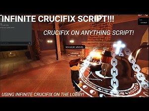DOORS INFINITE CRUCIFIX SCRIPT!! (USING IT IN THE LOBBY)