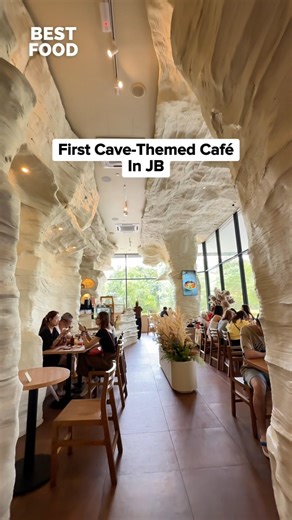 First Cave-Themed Café In JB🪨📍ABCD - About Concept Dining, Johor