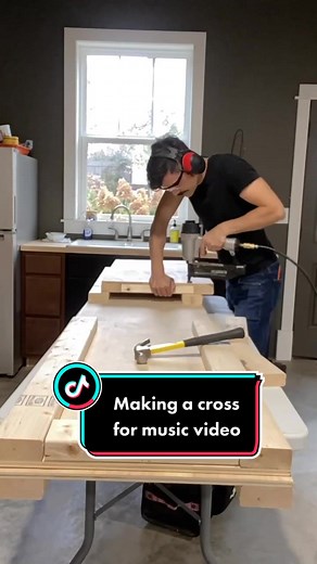 “Jesus Was A Cross Maker”- by Judee Sill was first introduced to me by my friend and spirit guide John Willis years ago. It’s a perspective that stuck with me- a carpenter dying on a wooden cross. So when it came time to do the video for “Charlene” I felt called to build a wooden cross of my own. Not a weaponized crucifix, but a mirrored one. It was a release, it was a communion, it was a prayer. Are we living like Jesus, or are we living like Charlene?