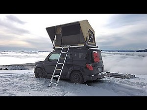 Honda Element rooftop tent RACK road test