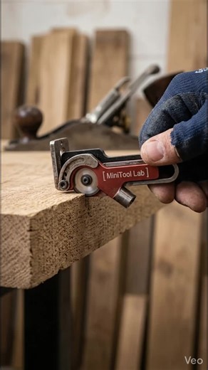 The perfect joint doesn’t need giant machines. 🛠️ Today, we’re testing our 7cm Industrial Micro-Biscuit Joiner. Watch it plunge into solid oak with surgical precision. ​🔇 Turn the volume UP: Pure woodworking ASMR. No voices, just the micro-motor’s whine and the wood’s crunch. ​Which shop tool should we shrink next? 👇 ​#MiniToolLab #MicroTools #MiniatureWoodworking #ASMR #IndustrialASMR