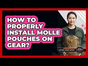 How To Properly Install MOLLE Pouches On Gear?