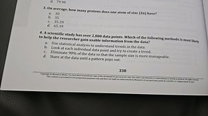 d. 79.903. On average, how many protons does one atom of zinc ... | Filo