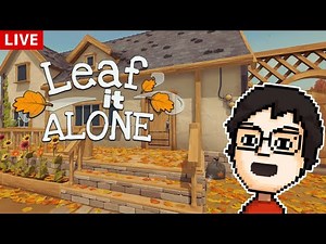 庭中にひろがる落ち葉をひたすら掃除するゲーム｜Leaf it Alone