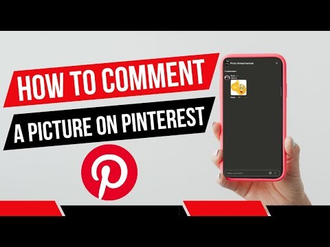 How to comment a picture on Pinterest