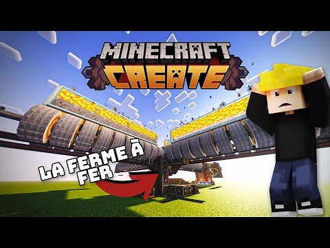 Tuto Minecraft Create ferme à fer ! (Iron farm)