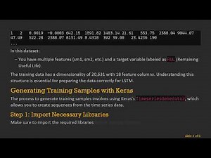 How to Generate Training Samples for LSTM Using Time Series Data?