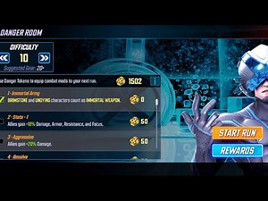 Danger Room Runs Claim All Rewards(NO TALKING JUST GAMEPLAY)-MSF