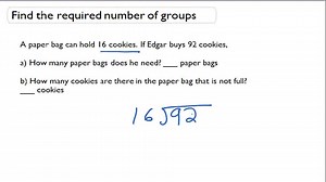 Finding the Required Number of Groups - Word Problems ( Video ) | Arithmetic