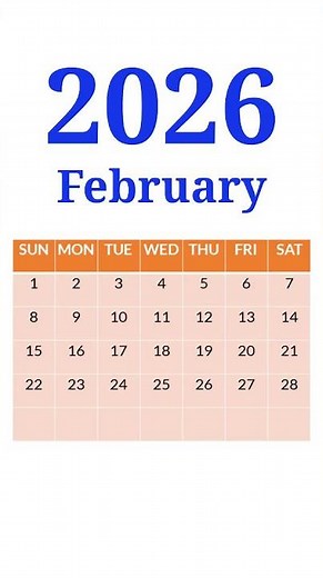 February 2026 Calendar