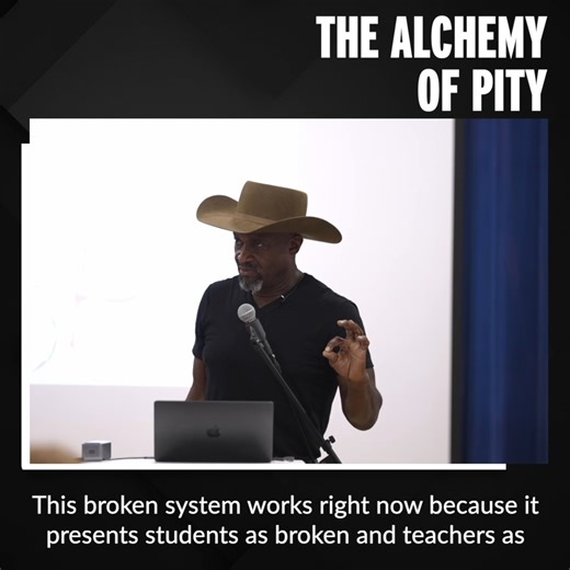 13K views · 155 reactions | Our broken system thrives by labeling students as broken and teachers as overwhelmed. That’s the alchemy of pity: it keeps everyone stuck while pretending to care. Real equity breaks that cycle. #BetterTeachersBetterResults | Unfold The Soul | Facebook