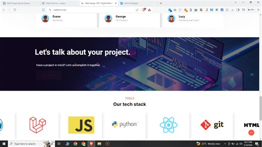 Looking for a professional website? look no further. Contact us today to get one