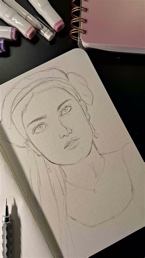 Drawing an influencer @floralbel