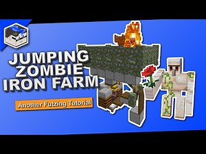 Jumping Zombie Iron Farm - Another Futzing Tutorial | Minecraft 1.14/1.15 (Java Edition)