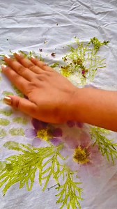 64K views · 557 reactions | Eco print #reelsviral #satisfying #video #design #handmade #crochet #viralvideo #beautiful #art | LISA | Facebook