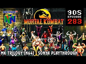 Mortal Kombat Trilogy (N64, 1996) Sonya Playthrough – Nintendo 64 Fighting Games