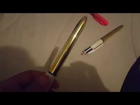 Comment faire stylo 4 couleur en or