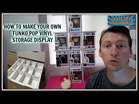 HOW TO MAKE YOUR OWN FUNKO POP VINYL STORAGE DISPLAY