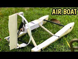 How to make rc air boat | rescue boat 🛟 by roboy