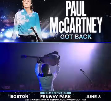 245 reactions · 13 shares | SECOND SHOW ADDED! Tickets are on sale now for the Got Back Tour! Get yours today. | Paul McCartney | Facebook