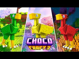 THIS IS THE BEST CHOCOBO ADDON FOR MINECRAFT