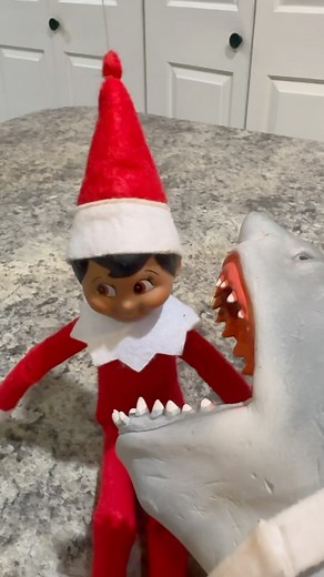 Shark Puppet ✪ on Instagram: "EVIL ELF #christmas #elfontheshelf thesharkpuppet.com"