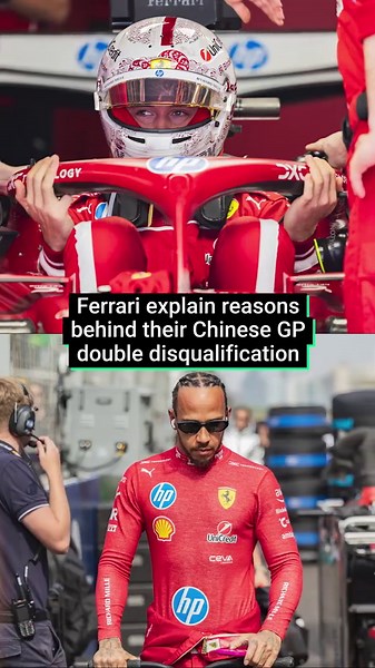 Ferrari explain the reasons behind their Chinese GP double disqualification