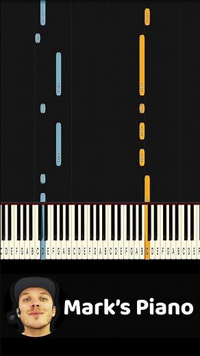 Uptown Funk Bruno Mars Piano Short! (Medium)