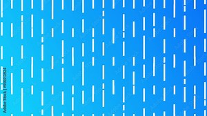 Blue gradient background with white vertical lines in a staggered pattern, seamless looping animation for modern designs.