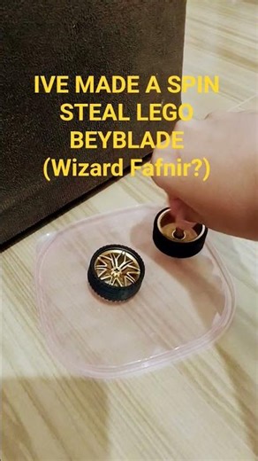 IVE MADE A SPIN STEAL LEGO BEYBLADE (this might be Wizard Fafnir)