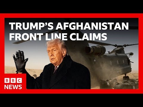 Donald Trump’s claims about Nato troops in Afghanistan criticised | BBC News