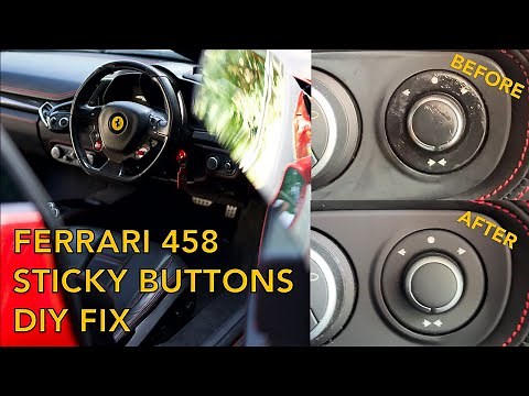 Ferrari Sticky Buttons DIY Fix Without Disassembly