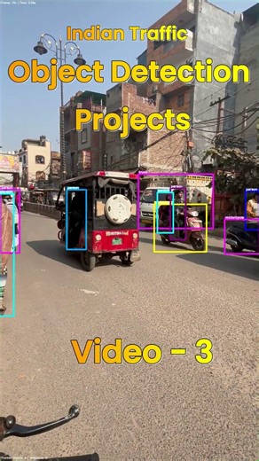 Object Detection Projects | Computer Vision | YOLOv8 | OpenCV | Video - 3 #shorts #traffic #yolov8