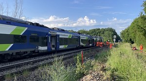 Les équipes SNCF à pied d’œuvre après l’accident de TER qui bloque le trafic au départ de Laon