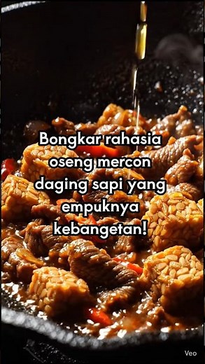 Resep Oseng Mercon Daging Sapi Empuk & Super Pedas 🔥