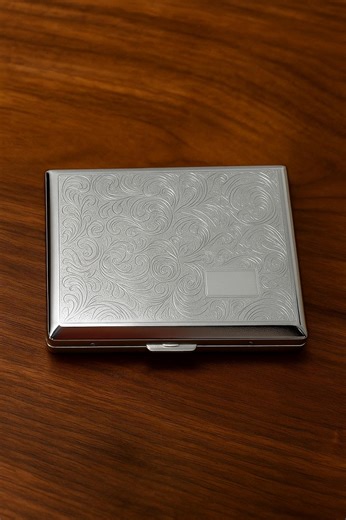 Vintage Morton Clarke Cigarette Case – Signature Collection Stainless Steel Floral Prints and Ferns - 85mm King Cigarettes - Etsy Canada