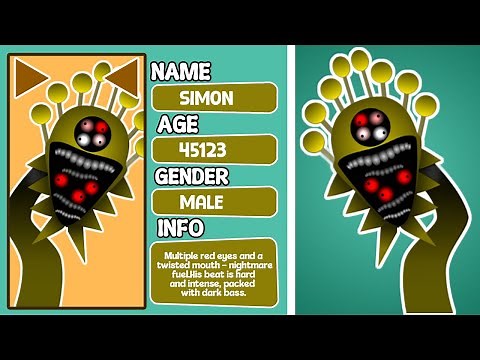 Incredibox Sprunki Phase 40 New Mod (New Update Gallery) All Character Descripition