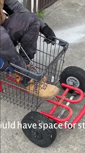 Electric shopping gokart - Combining a Shopping Cart with a GoKart | Alex DIY Craftsman