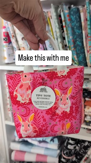 Make this with me. They're pretty easy, just design on any computer program, print on cardstock and cut out with a punch. Attach with a gourd pin that can be easily removed. 😁 #sewing #handmade #bags #bunny #easterdecor | Textile Trolley