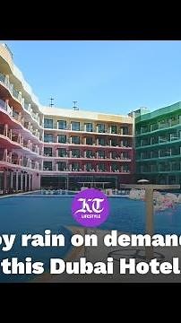 UAE: Rain on Demand at the exclusive Monaco Hotel on World Island