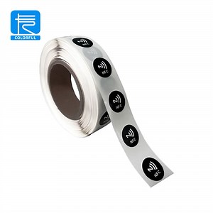 [Hot Item] Smart Home Social Media to Share Business RFID 216 NFC Sticker Paper Roll 213 NFC Chip Mini Rewritable Tag