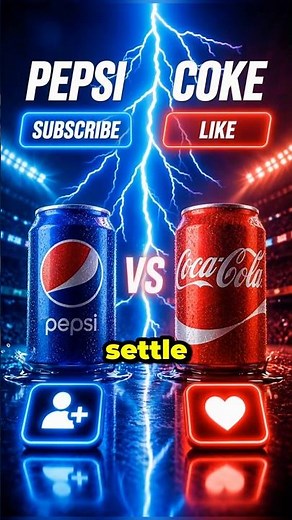 Coca-Cola vs Pepsi #cocacola #pepsi