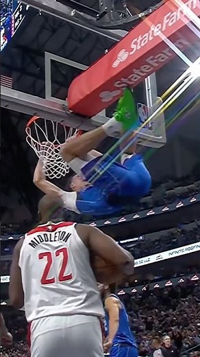 Cooper Flagg almost brought the rim down 🔥😳