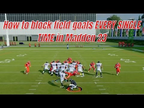 How to block field goals EVERY TIME in Madden 23