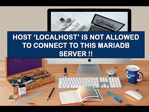 [Solved]Error:Host ‘localhost’ is not allowed to connect to this MariaDB server Error on XAMPP MySQL
