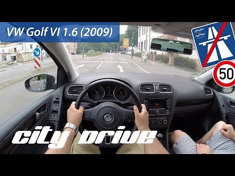 VW Golf 6 1.6 (2009) - POV City Drive