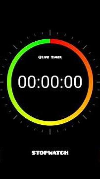 Start Now! 3 Minute Digital Stopwatch Count-Up Timer #stopwatch