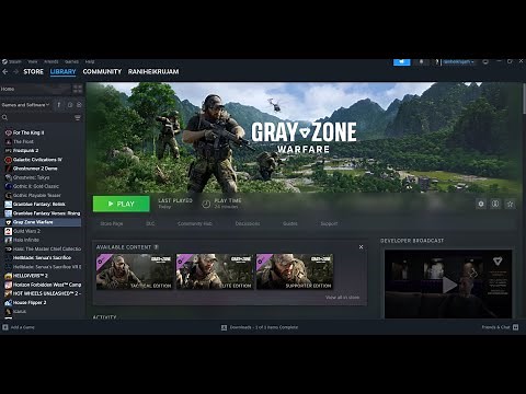 Fix Gray Zone Warfare Not Launching/Won't Launch On PC