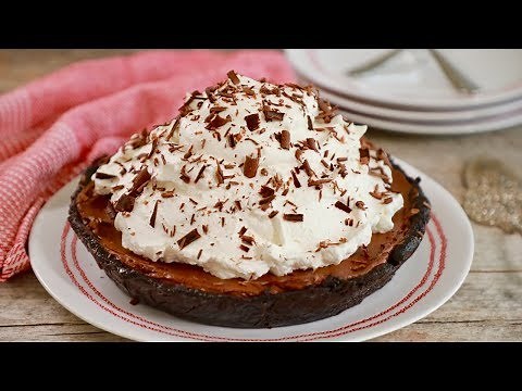 No Bake Chocolate Pie with 5 Ingredients - Gemma's Bigger Bolder Baking